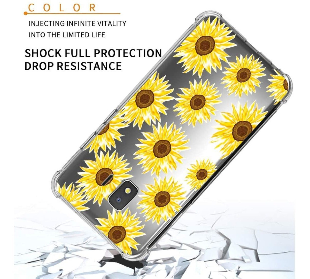 Carcasa Para Samsung Galaxy J2 Core Flower Para Galaxy J2 Pu