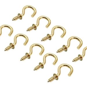 Mini Techo Tornillo Ganchos De Colgar Copa Ganchos De Latón