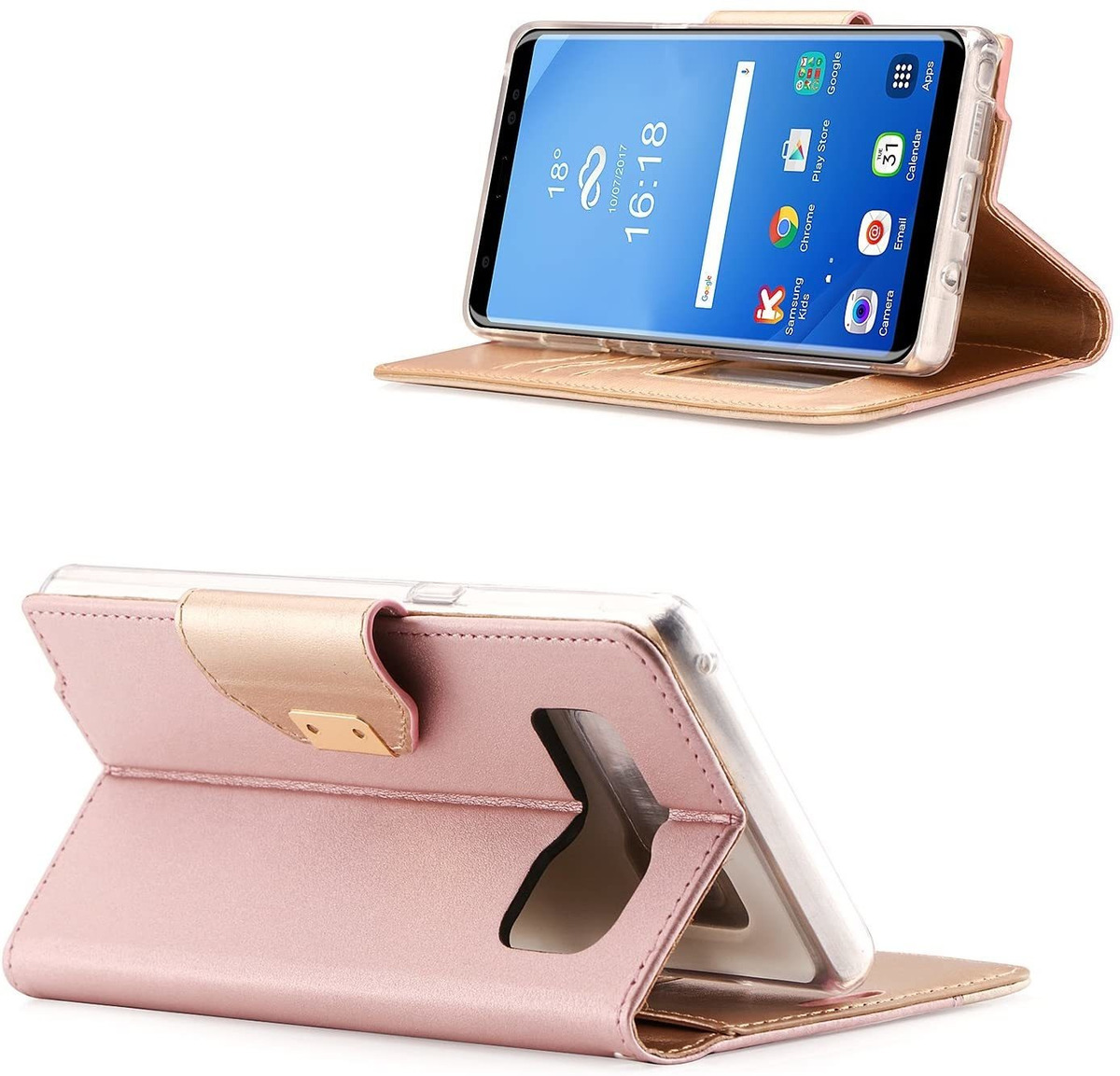 Procase - Funda Tipo Cartera Para Galaxy Note 8 (función Atr