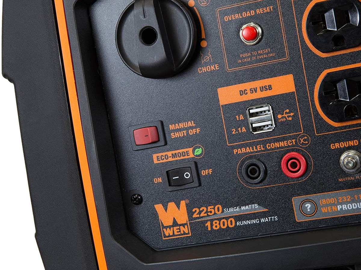 Wen 56225i Generador De Inversor Portátil De Gas De 2250 Vat