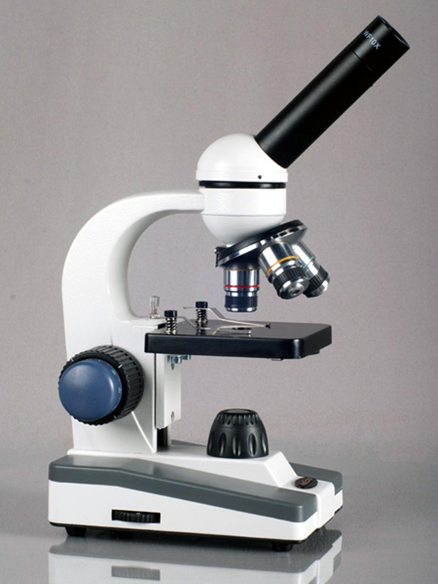 Amscope M150c-ps25 Compuesto Microscopio Monocular, Wf10x Y