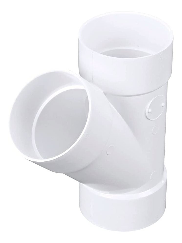 Nds 3p08 3-inch 45 Pvc Grado Wye Hub X Hub X Hub, White