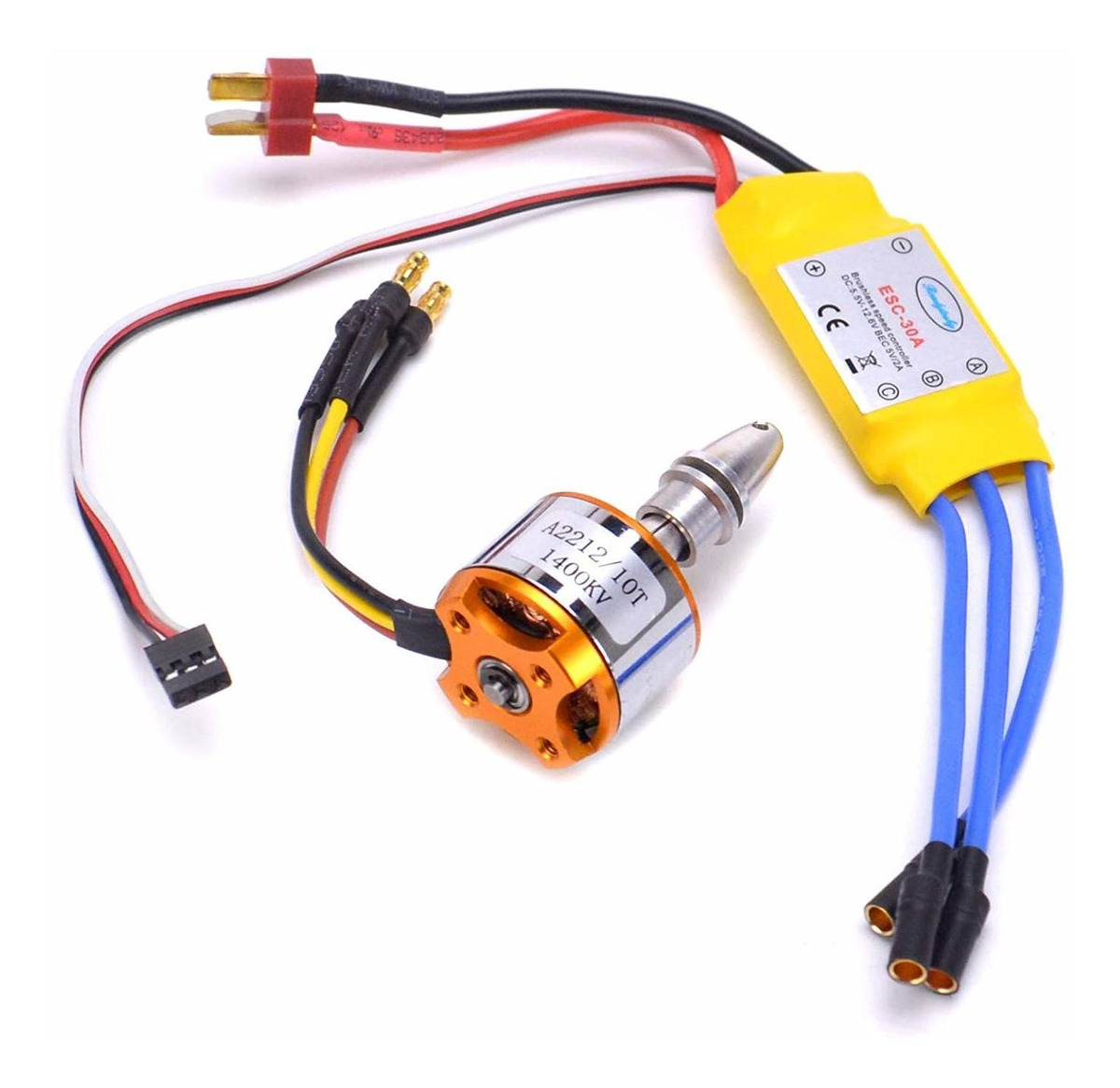 Controlador De Velocidad Eléctrico Rc Fpvdrone A2212 1400kv