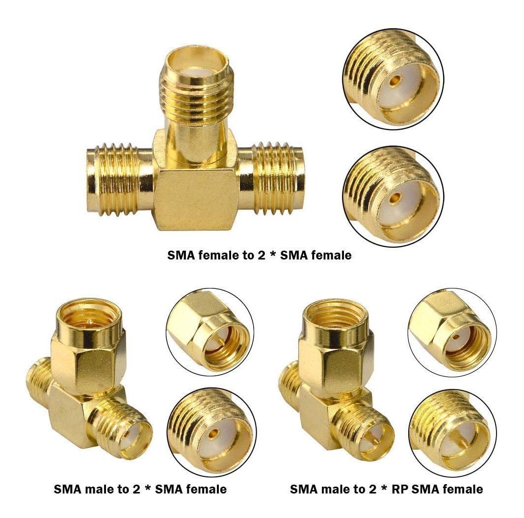 Yotenko Sma Conectores Kit 18 Unids Sma Adaptador Sma Macho