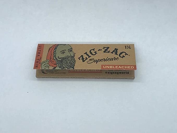 Zig Zag Ultra Thin 50 Hojas Sin Blanquear 1 1/4 (1 Paquete)