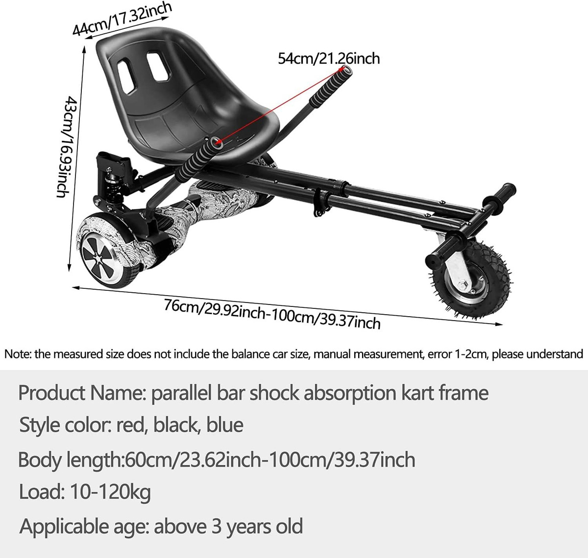 Okdeals Hoverboard Accesorio Para Asiento Go Kart Accesorios