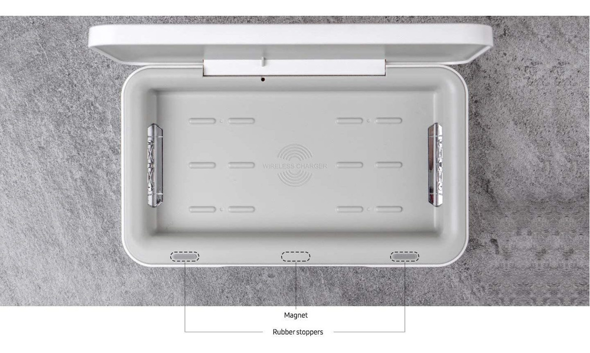 Samsung Electronics Samsung Qi Cargador Inalámbrico Y Desinf