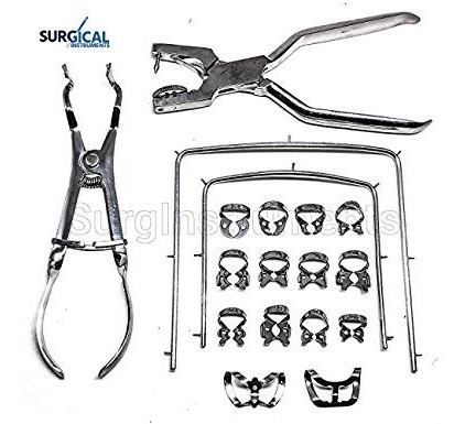 Nuevo Dique De Goma Starter Kit De 18 Piezas Con Marco Sacad