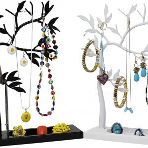 Joyería Lilgift Metal Árbol – Collar, Pulsera, Pendiente Y L
