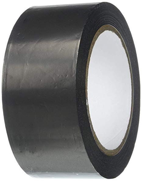 T.r.u. Af-22a-b Del Papel De Aluminio Negro Mate Cinta No Re
