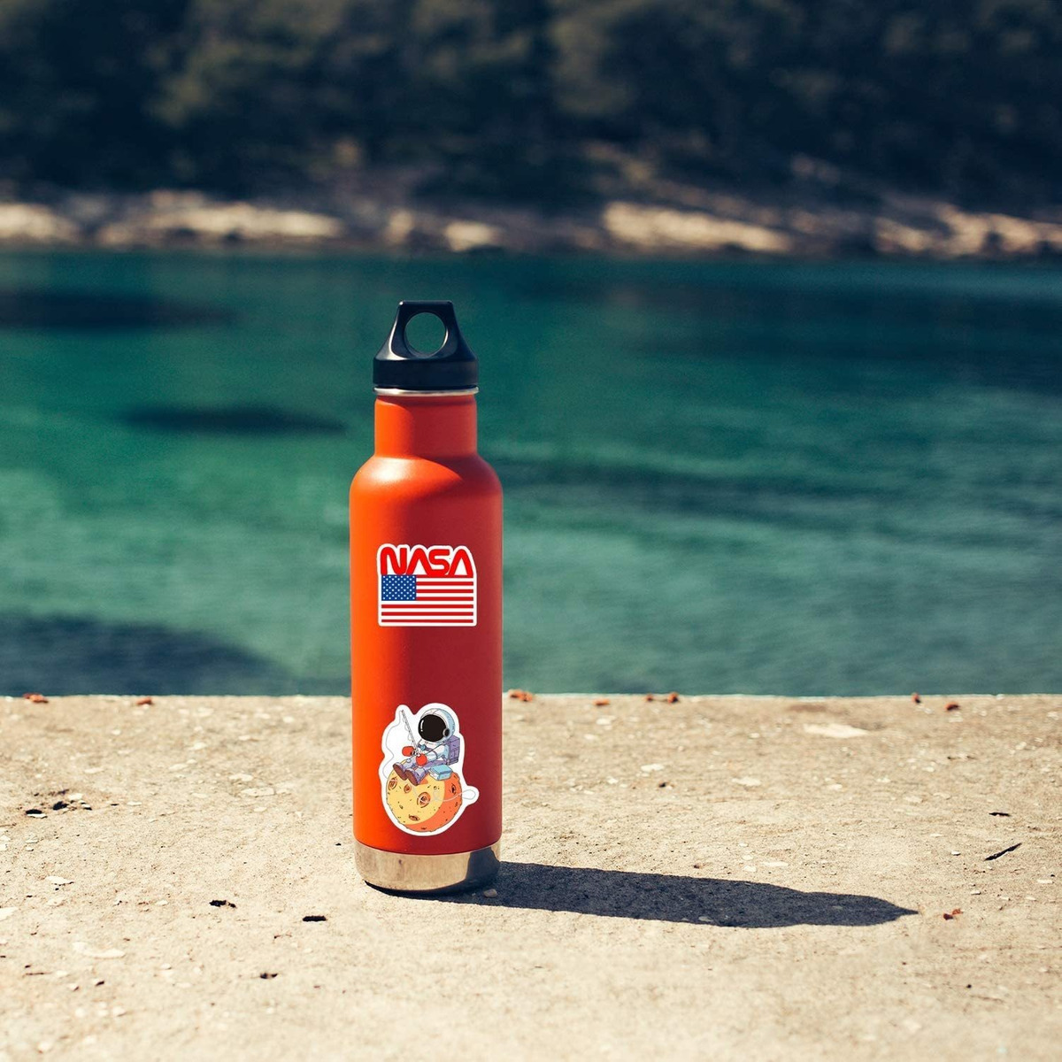 Calcomanías De La Nasa Para Hydroflask, 50 Unidades De Lindo