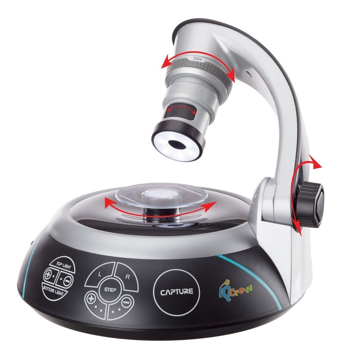 Amscope-niños Ak-8006 Kit 3d Microscopio Digital Con Rotació