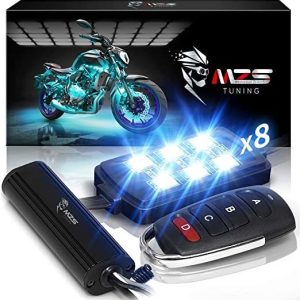 Mzs Kit De Luz Led Multicolor De Neón Tiras Rgb Controlador