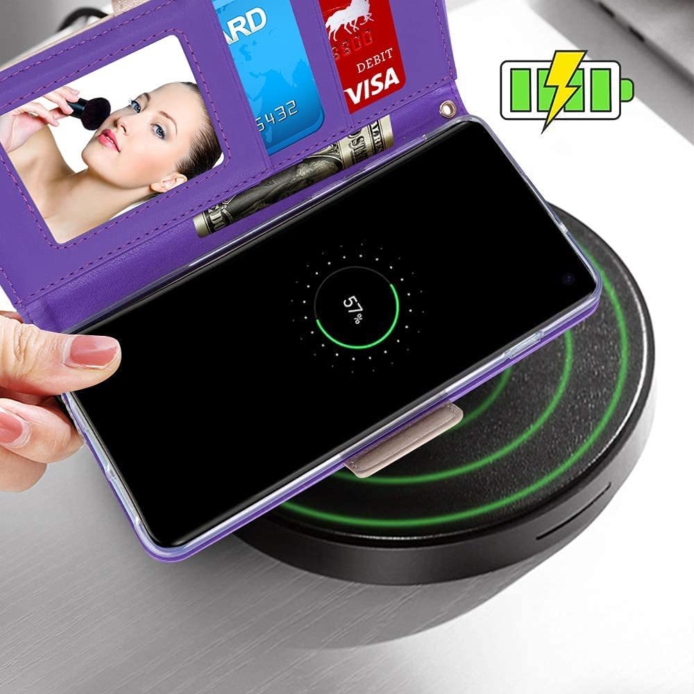Www - Funda Tipo Cartera Para Samsung Galaxy S10, Galaxy S10