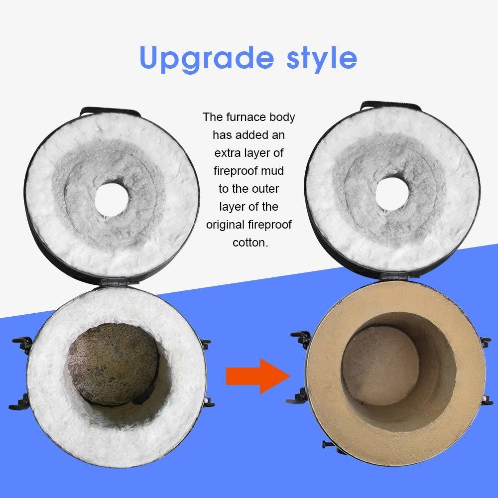 Fasttobuy 6 Kg Propano Horno Fusorio Kit W Crisol De Grafito