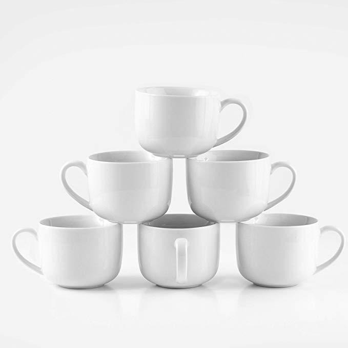 Amuse- Profesional Barista Jumbo Conjunto De La Taza 6- 16 O