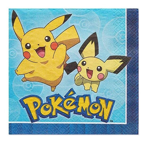 American Greetings Pokemon Servilletas Almuerzo, 16-count