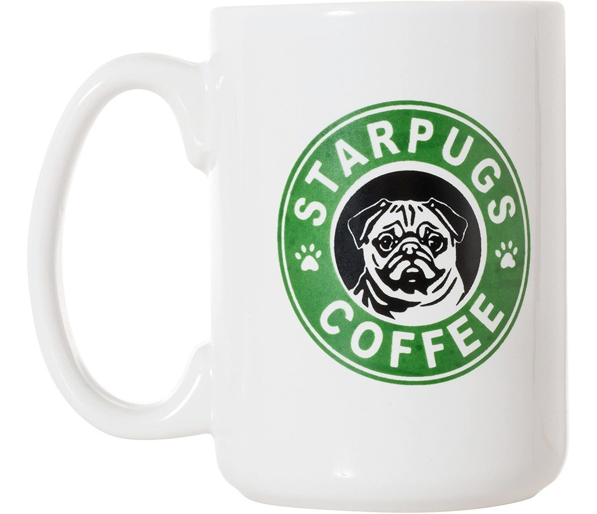 Starpugs Taza De Café Para Los Amantes De Los Perros Carlino