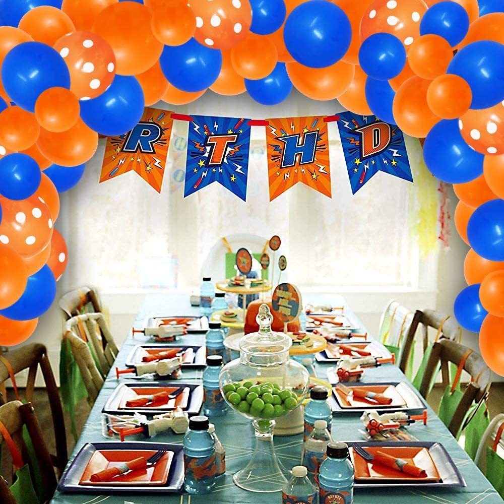 Nerf Inspirado Globos De Fiesta Arco Del Kit Garland, Baby S
