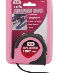 Iit 88430 – Cinta Métrica Para Mujer (16 Pies), De Color Ros