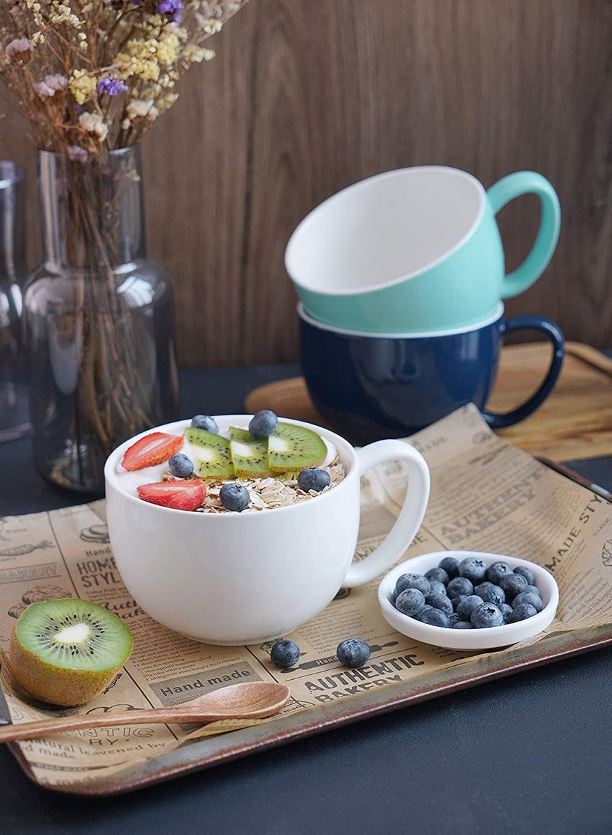 Sweese 613.403 Taza De Café 22 Oz Jumbo Sopa Bowl Y Cereal