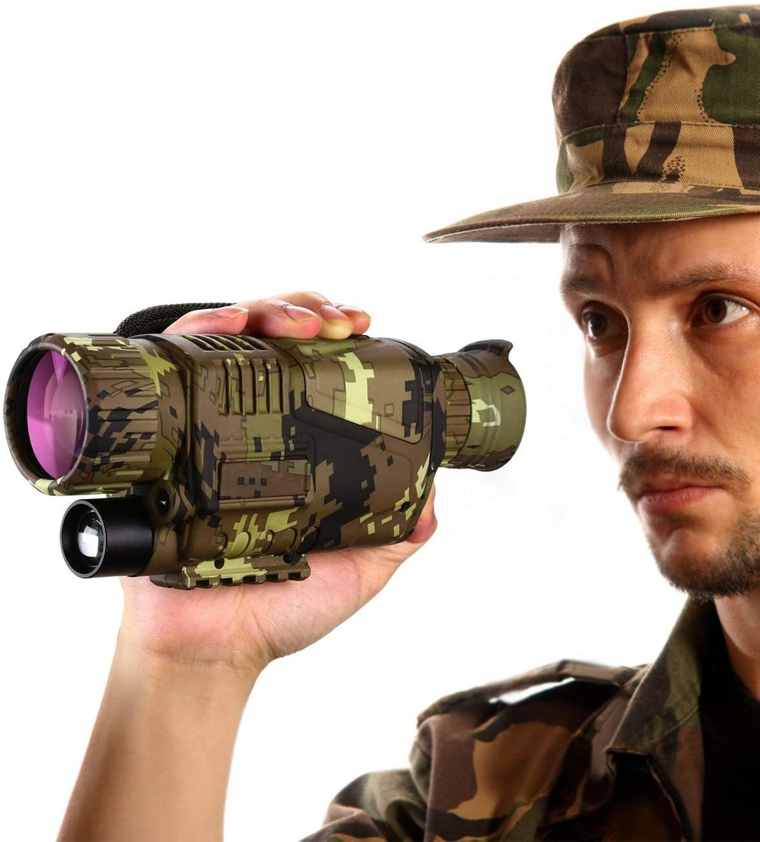 Boblov Monocular Digitales De Visión Nocturna, 5 X 8, La Vis