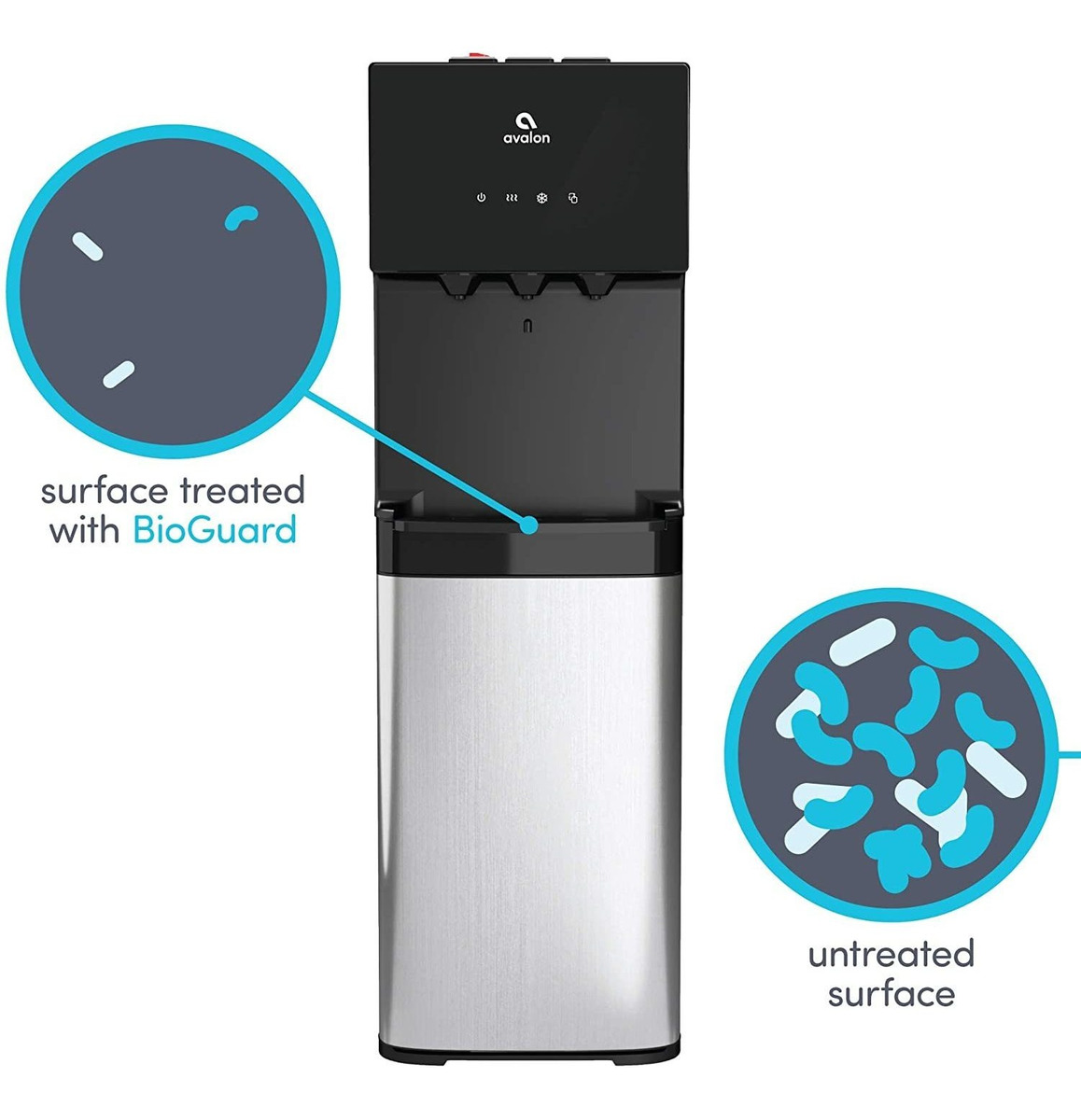 Avalon Refrigerador De Agua Con Carga En Parte Inferior, Des