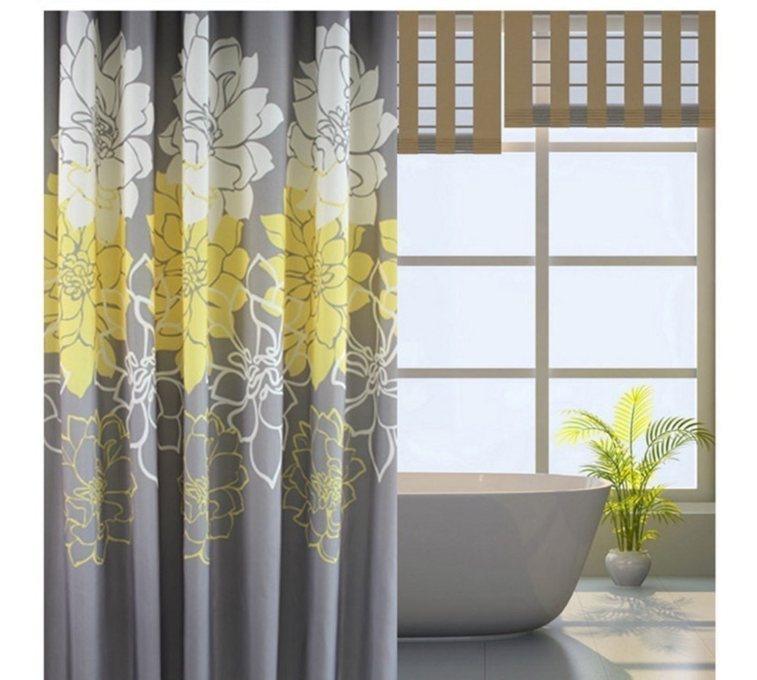 Wimaha La Flor Del Peony Tela Cortina De Ducha Impermeable R