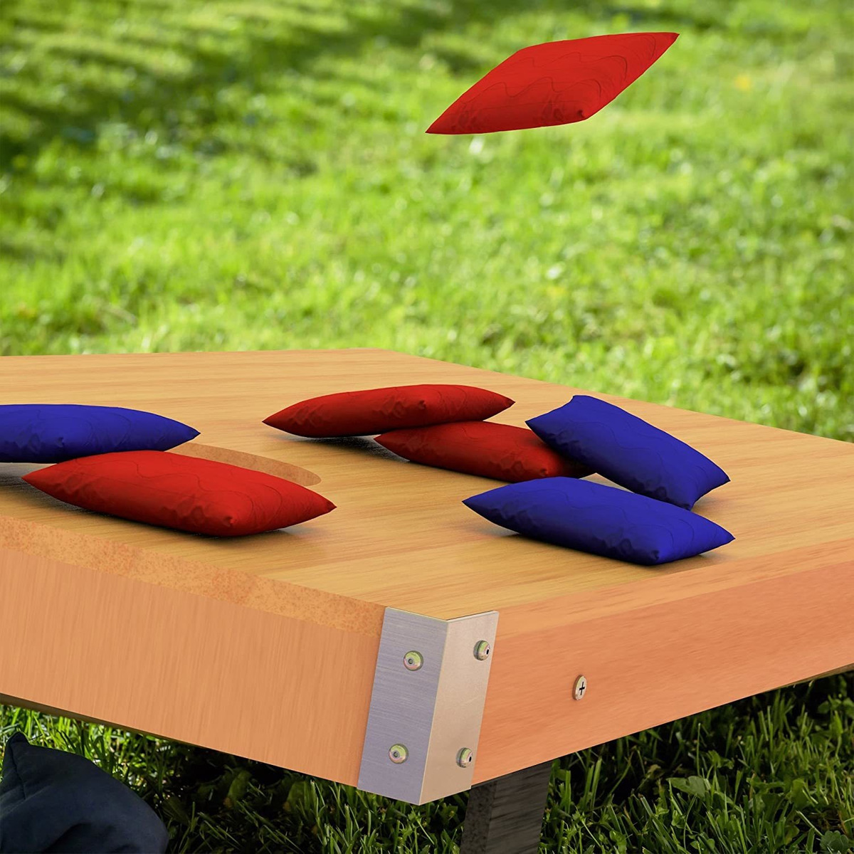 Oye! Tocar! Césped Al Aire Libre Cornhole Juego Set-para T