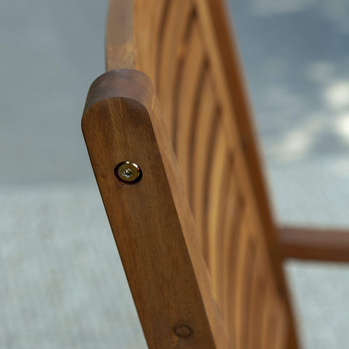 Walker Edison Montego - Silla Mecedora Tradicional De Madera