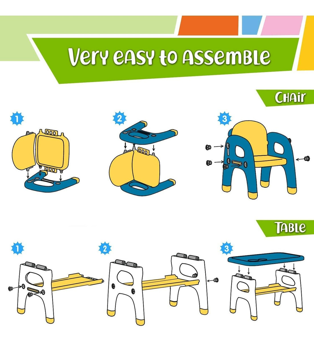 Tinygeeks Juego De Mesa Y Sillas Para Niños Mesa De Activi