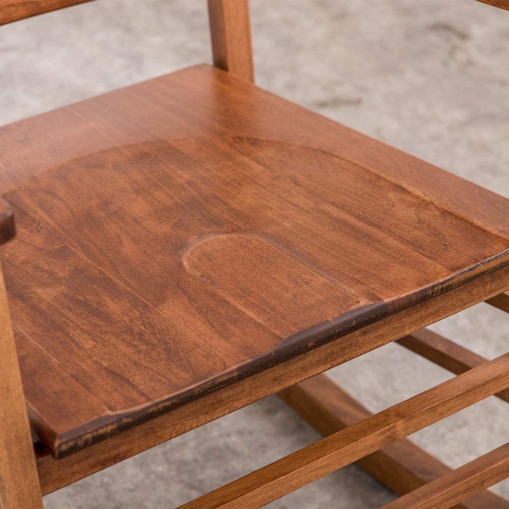 Bz Kd-25n - Silla Mecedora De Madera Para Porche De Madera