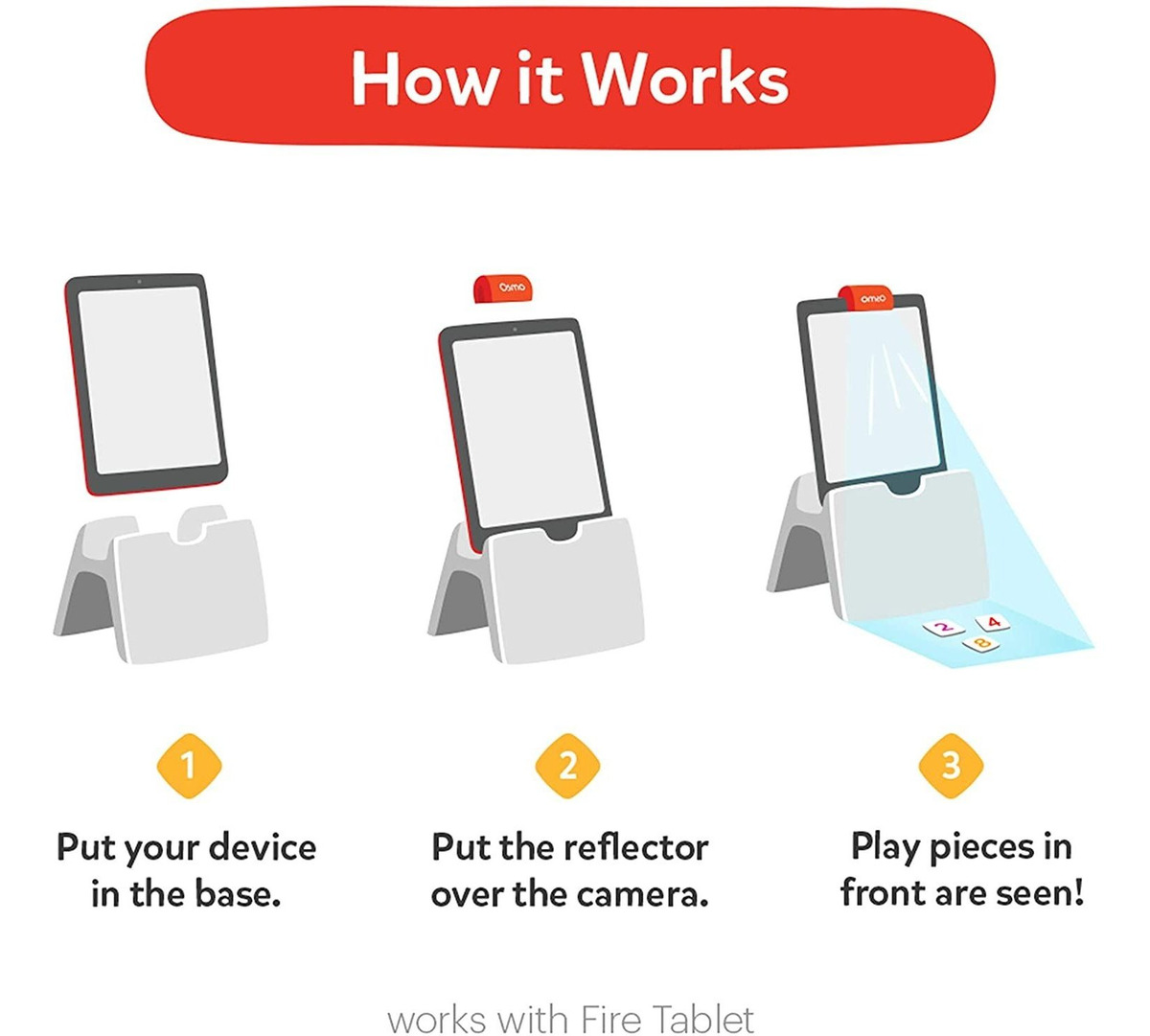 Osmo - Kit De Codificación De La Tableta Para Fuego - 3 Jueg