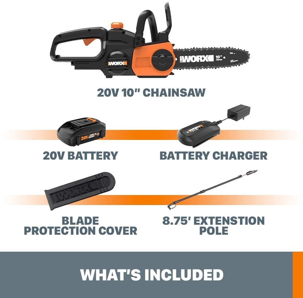 Worx Wg323 20v Power Share 10 Wireless Pole/sierra De Caden
