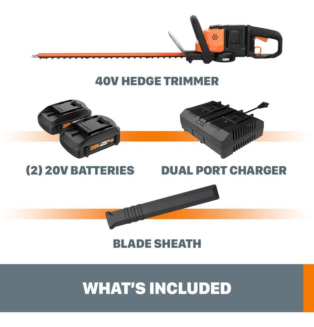 Worx Wg284 40v Power Share 24 Cortacésped Inalámbrico