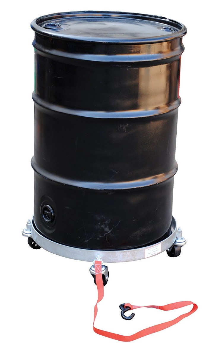 Vestil Tambor-quad-c Multiusos Del Tambor Quad Dolly, Zinc B