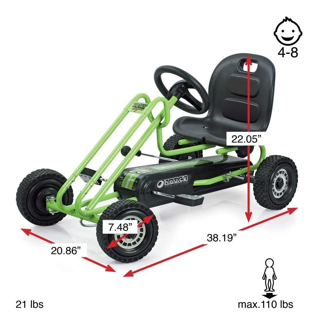 Pedal Go Kart Hauck, Carrera Verde