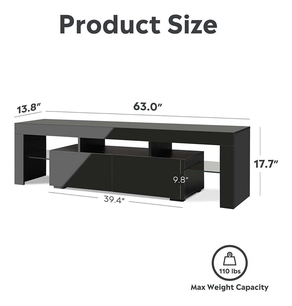 Wlive Moderno Soporte De Tv Led Para Televisores De 60/65/70