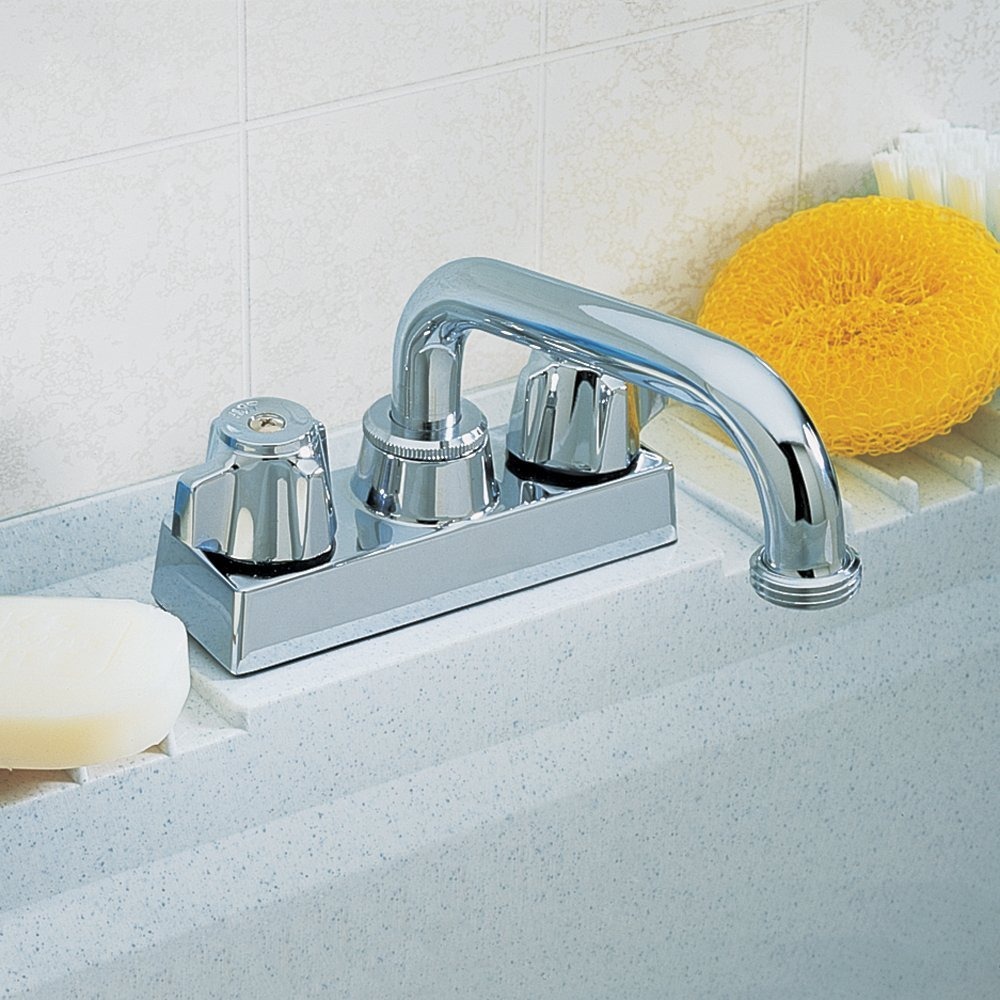 Aqualife Washerless Caño Giratorio De Dos Manijas Llave Mult