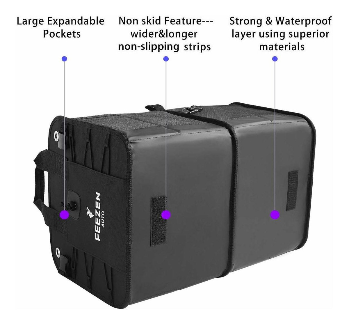 Feezen Maletero Del Coche Organizador Para Suv, Camiones, Au