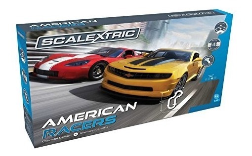 Scalextric American Racers 01:32 Slot Car Race Track C1364t