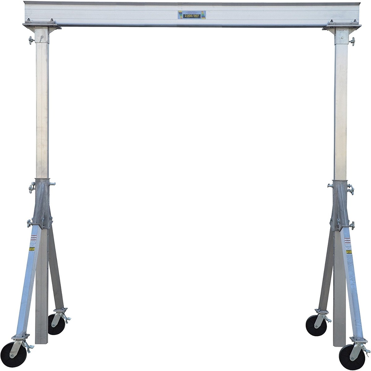 Vestil Aha-2-10-10 De Aluminio Ajustable Gantry Crane, 2000