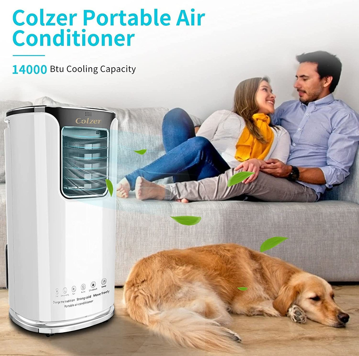 Colzer 1.4000 Btu Aire Acondicionado Portátil Ac Sistema De