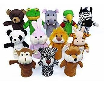 Excellerations Felpa Imaginativo Juego Animal Marionetas De