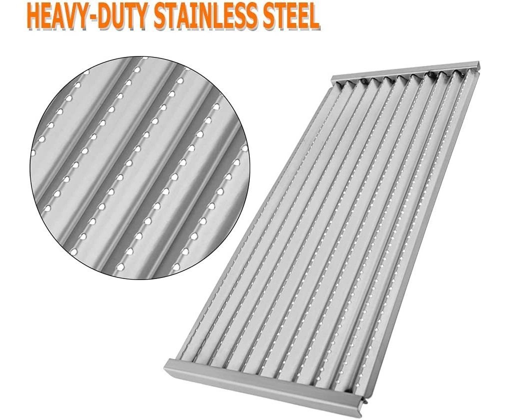 Barbacoa Future - Juego De 3 Rejillas De Hierro Fundido Y Em