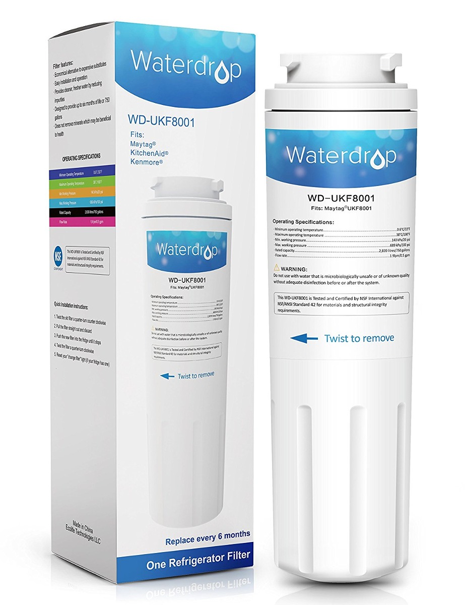 Waterdrop Ukf8001 Repuesto Para Pur, Jenn-air, Maytag Ukf800