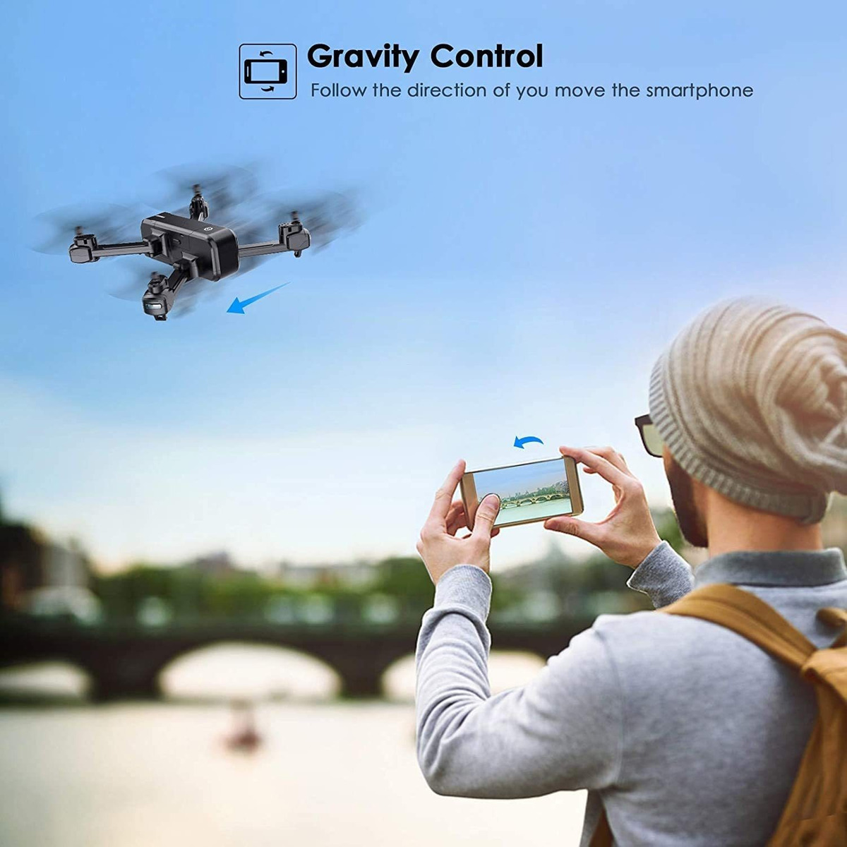 Sanrock X103w Con 2.7k Fpv Cámara Aviones No Tripulados Para