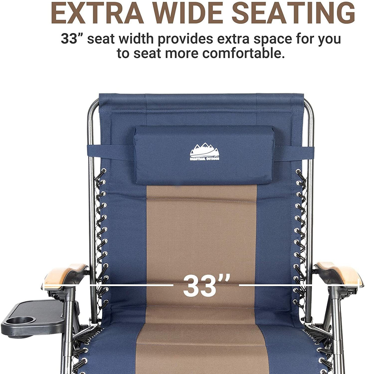 Coastrail Outdoor Zero Gravity - Reposabrazos De Madera Xxl