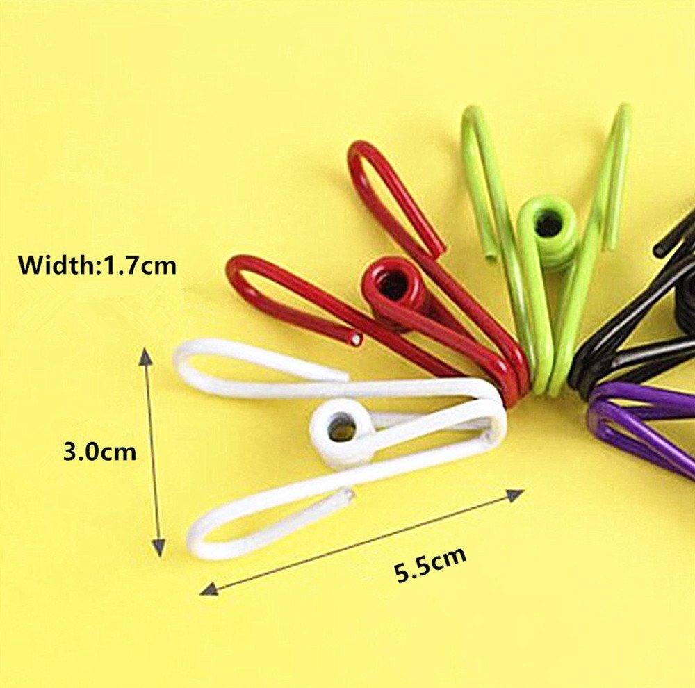 30pcs Colorido Multipurpose Recubierto De Pvc De Alambre De