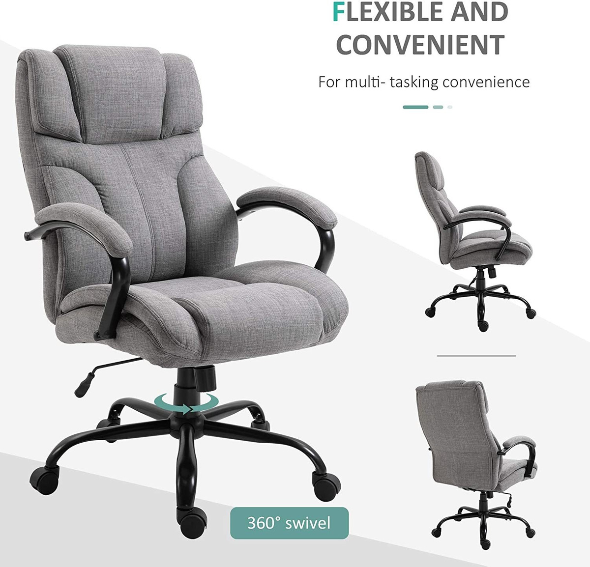 Vinsetto Ergonomic Executive Office Computer Chair With Adju